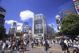 渋谷の駅前