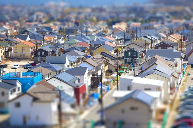 住宅街での住所調査